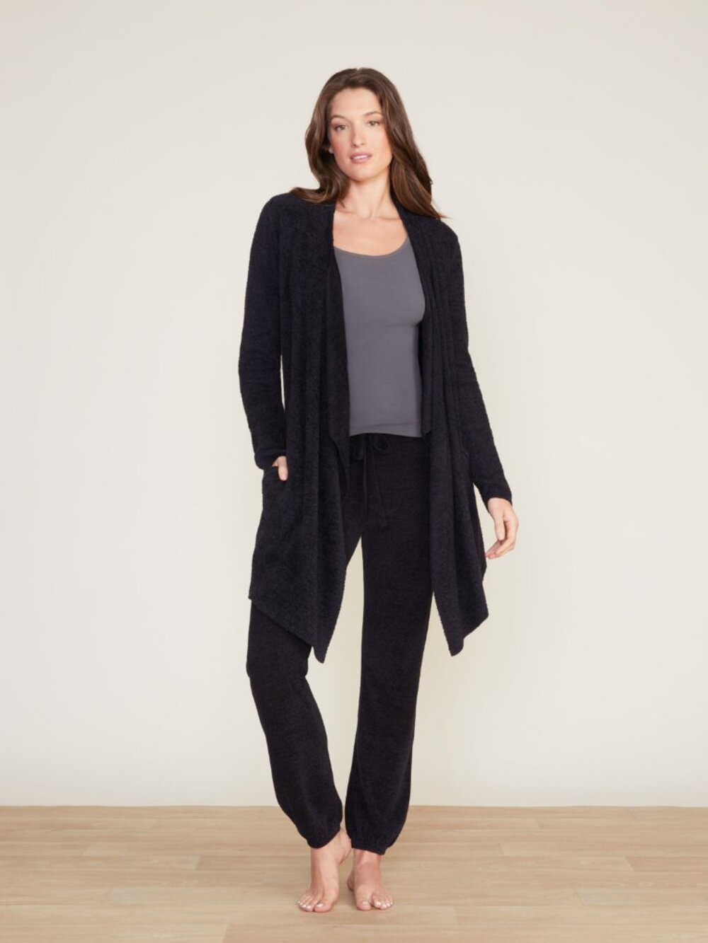 Barefoot dreams CozyChic Lite® Island Wrap black size L XL